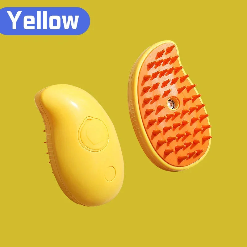Rellan 3-in-1 Pet Spray Massage Brush – Groom, Soothe & Shine