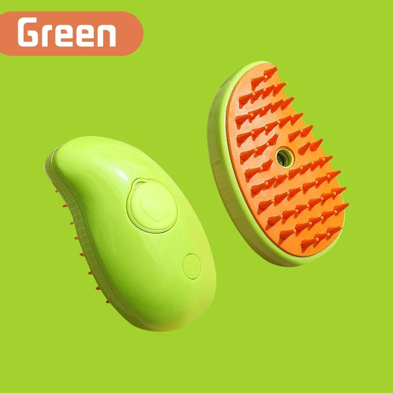 Rellan 3-in-1 Pet Spray Massage Brush – Groom, Soothe & Shine